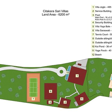 Oceanfront Citakara Sari Villas Кандидаса Экстерьер фото