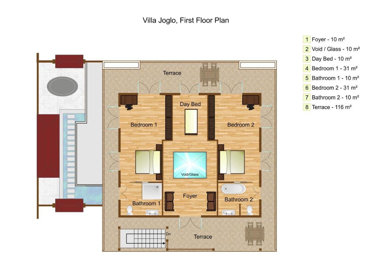 Oceanfront Citakara Sari Villas Кандидаса Экстерьер фото