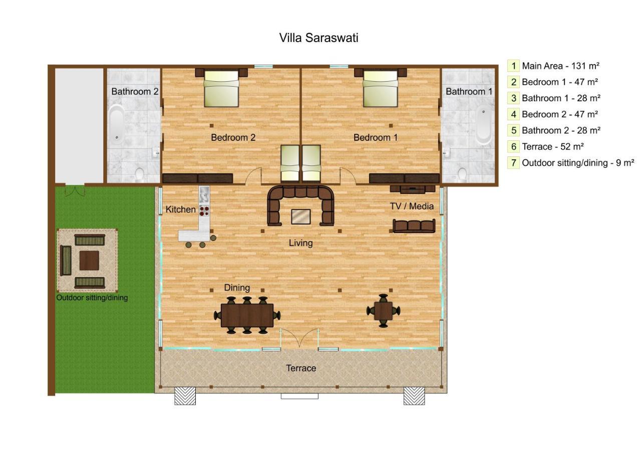 Oceanfront Citakara Sari Villas Кандидаса Экстерьер фото